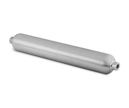 304L SS Double-Ended TPED-Compliant Sample Cylinder, 1/4 in. FNPT, 150 cm3, 100 bar (1450 