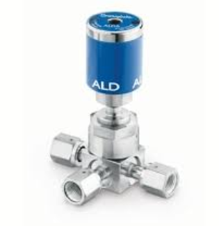 316L VIM-VAR ALD Valve, 1/4 in. Female VCR, SC-01, NC Thermal Actuator, Solenoid Pilot