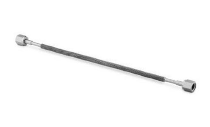 321 Stainless Steel Flexible Tubing, 1/4 in. OD, 4 in. Nominal Produced Flexible Length, M