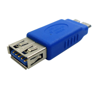Acoplador USB 3.0 Macho-Fêmea Tipo A USB-MF3.0