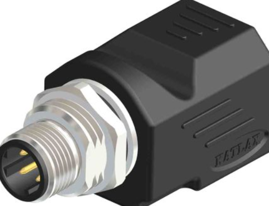 Adaptador de conector M12 x 1 para conector angular DIN EN 175301-803
