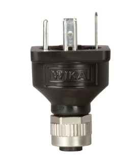 Adaptador de conector M12 x 1 para conector angular DIN EN 175301-803