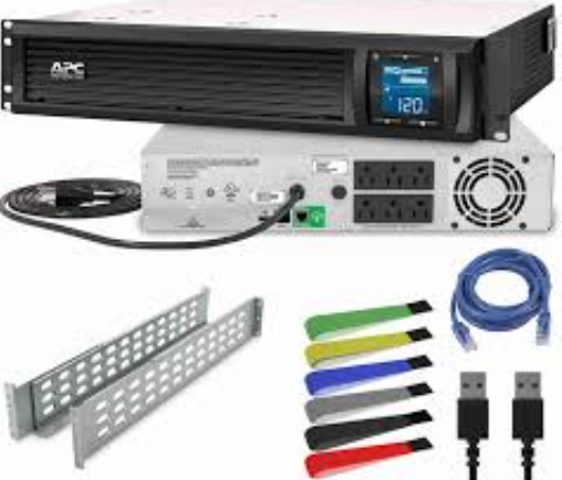 APC Smart-UPS C 1500VA 900W LCD para montagem em rack 2U 230V com Sma SMC1500I-2UC