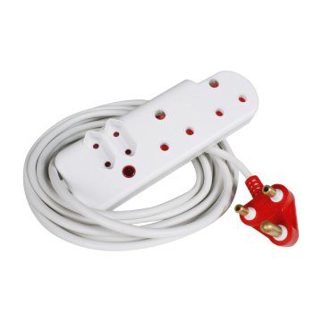 Cabo de Extensão com Acoplador e Protetor de Sobretensão Médio 5m