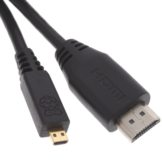 Cabo HDMI-A M para MCR HDMI-D M 1M