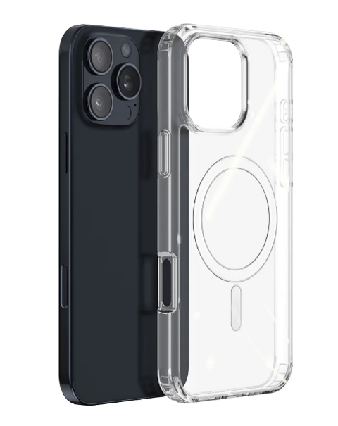 Capinha iPhone 16 Pro Max Magsafe Transparente Magnética