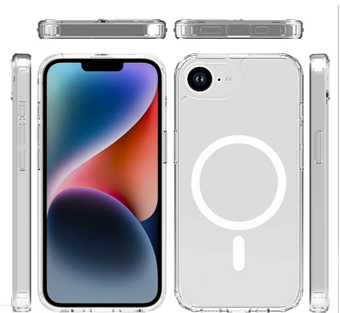 Capinha para iPhone 16E Magsafe Transparente Magnética