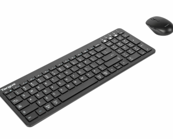 Combo de teclado e mouse sem fio antimicrobiano de médio porte Targus, preto, AKM619AMUSZ