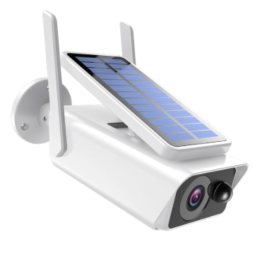 Configuração de câmera de segurança com energia solar de 4MP