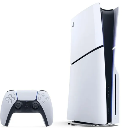 Console PlayStation 5 Slim, SSD 1TB, Edição Físico, Branco + 2 Jogos - Sony