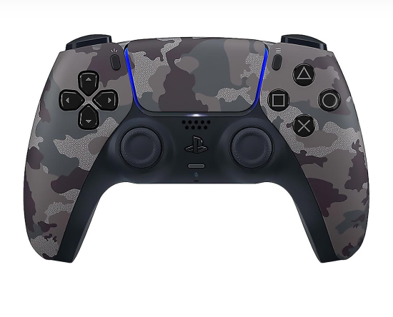 Controle Sony DualSense para PS5 - Camuflado Cinza (CFI-ZCT1W)