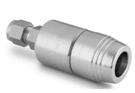 Corpo em Aço Inoxidável do Engate Rápido com Vedação em PTFE Série QTM  Aço Inoxidável 316