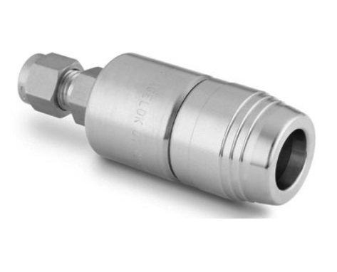 Corpo em Aço Inoxidável do Engate Rápido com Vedação em PTFE Série QTM