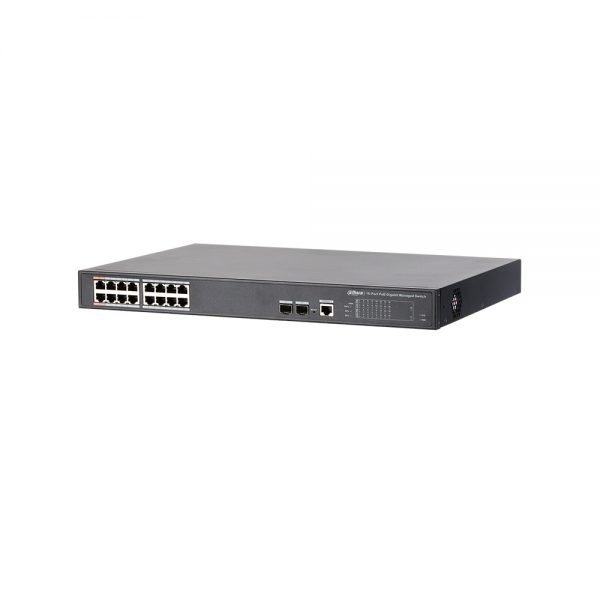 Dahua Switch PoE Gigabit de 16 portas