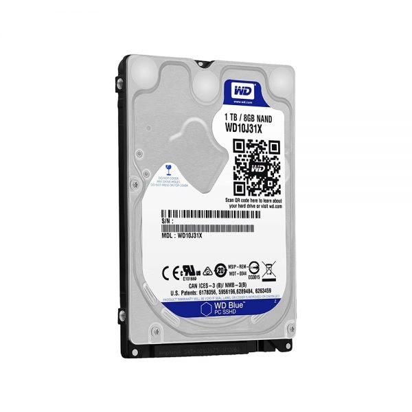 Disco rígido móvel WD Blue de 1 TB – 5400 RPM SATA 6 Gb / s 64 MB Cache 9,5 MM 2,5 Pol