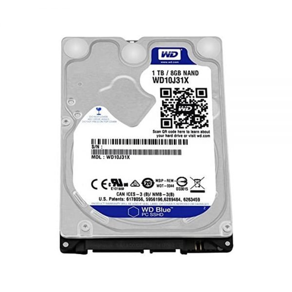 Disco rígido móvel WD Blue de 1 TB 