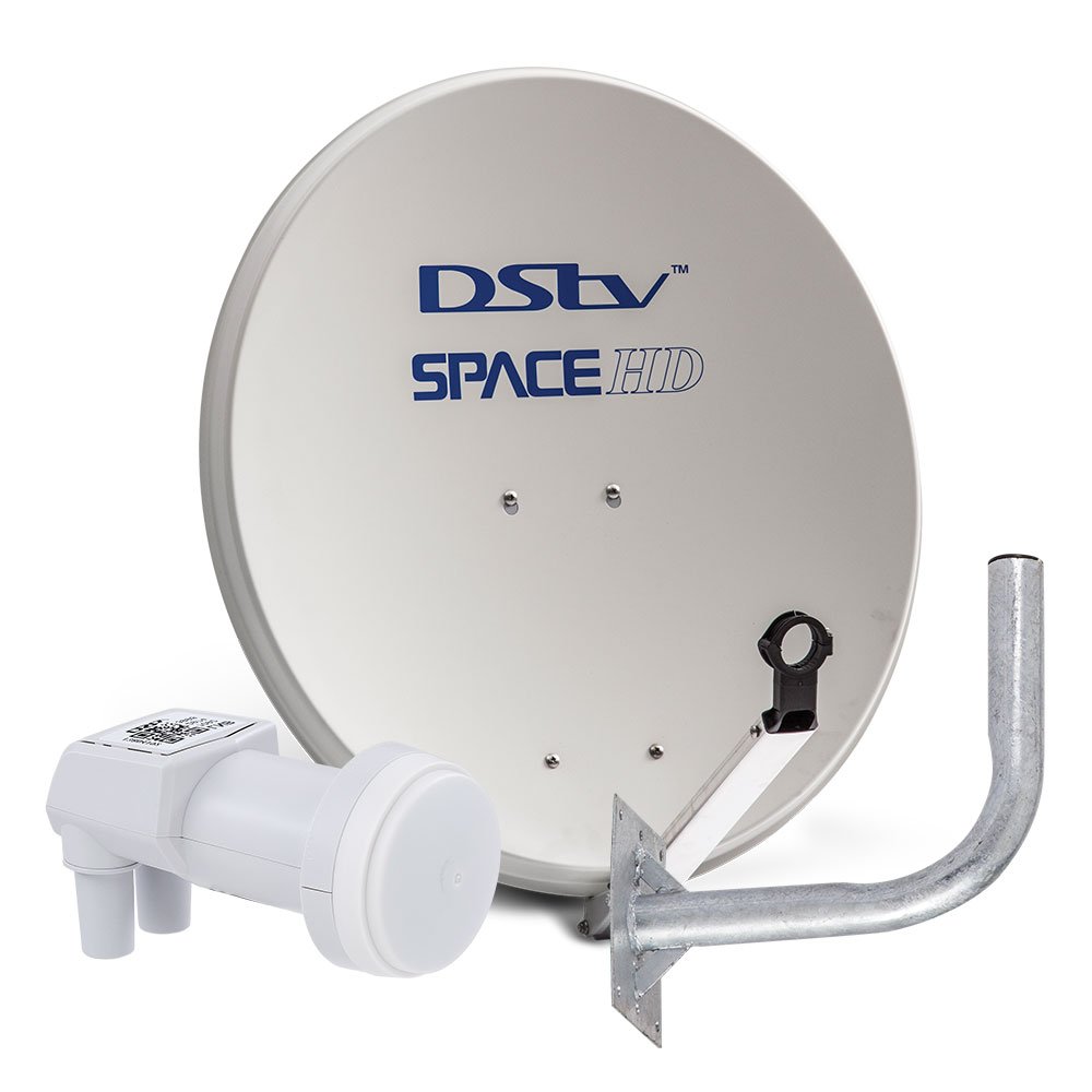DK06/LMXSMART – Prato de alumínio SpaceHD 80cm + Smart LNB e suporte