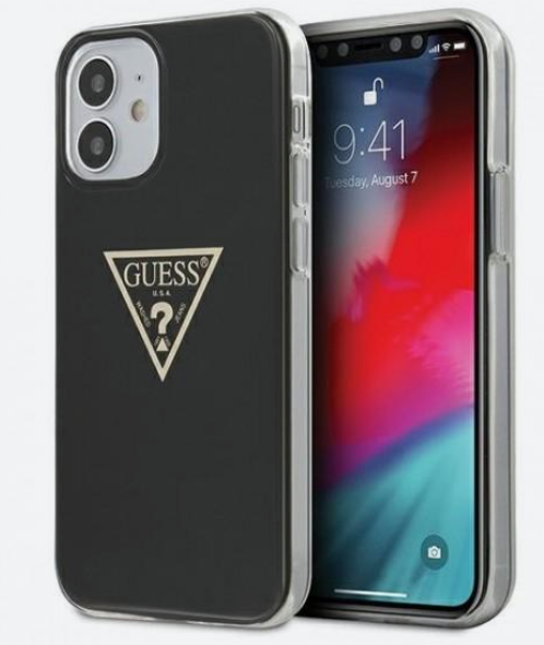 GUESS Capa Iphone 12 Mini Preto