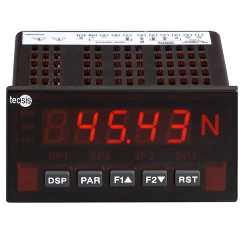 Instrumento de medição industrial mV/V Com visor multifuncional