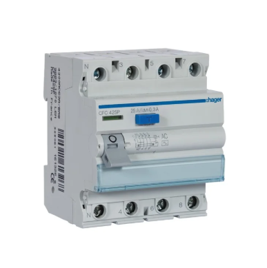 Inter. dif. 4P 25A 300mA CFC425P Hager