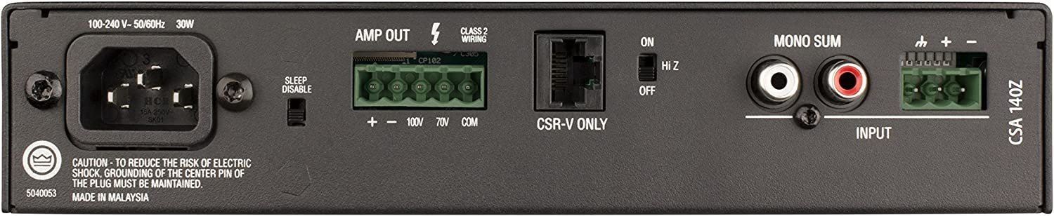 JBL Professional CSA140Z Commercial Series Single-Channel 40-Watt Power Amplifier