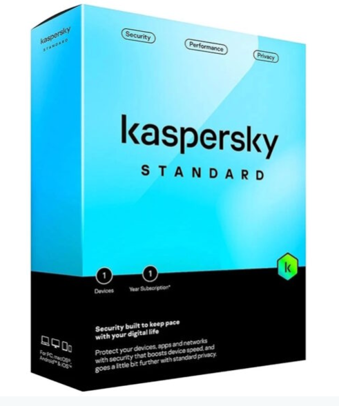 Kaspersky Standard ? 12 meses 5 usuários (cópia física)