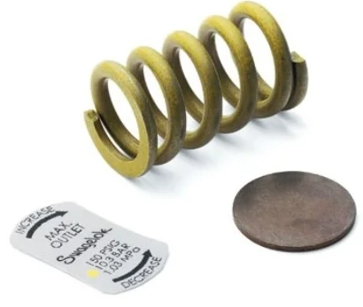 Kit de mola para regulador de gas Série HH de Alta Pureza e Alta Vazão, Vácuo a 25 psig (1