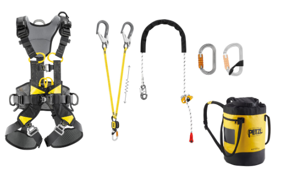 KIT DE TRAVAMENTO DE QUEDAS E POSICIONAMENTO DE TRABALHO