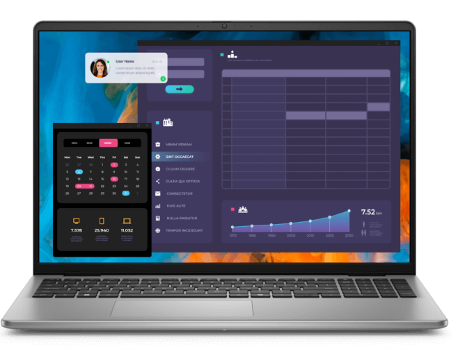        Laptop Dell Vostro 16 5640 de 16 ? - i7, 16 GB de RAM, SSD de 512 GB, Win 11 Pro