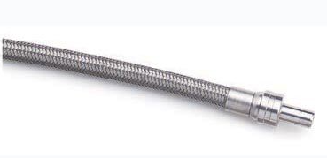 Mangueira Flexível para Vácuo, Aço Inoxidável 321 Corrugado, Montagens de Tubos, Adaptador