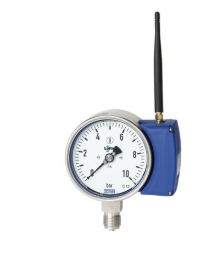 Manômetro de tubo de Bourdon com transmissão sem fio