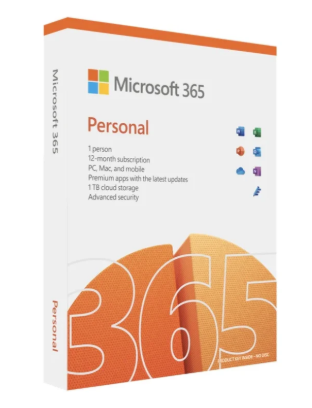 Microsoft Office 365 Personal 1year (1 PC/Mac)