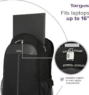 Mochila Casual Targus Preta Polyester TBB943GL