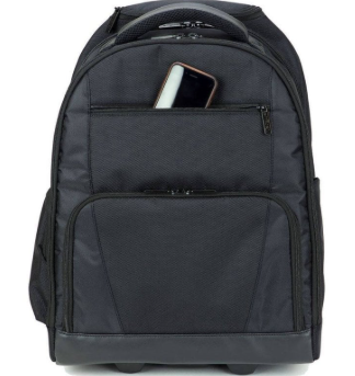 Mochila Targus Sport com rodinhas para notebook de 15-15,6 polegadas, preta, TSB700EU