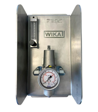 Painel de controle de gás de purga