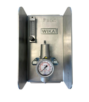 Painel de controle de gás de purga