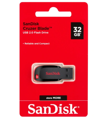 SanDisk Cruzer Blade USB 2.0 Flash Drive