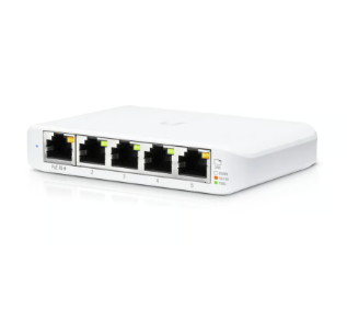 Switch gerenci?vel Ubiquiti UniFi Flex Mini USW-FLEX-MINI de 5 portas Gigabit com 1 entrad