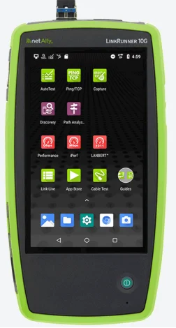 Testador de cabo de rede e conectividade