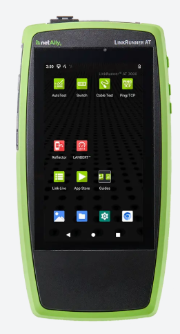 Testador de cabo de rede e conectividade