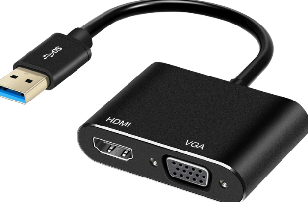 USB3.0 to VGA+HDMI Converter