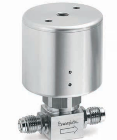 Válvula ALD VIM-VAR 316L, VCR fêmea de 1/4 pol., SC-01, atuador térmico NC