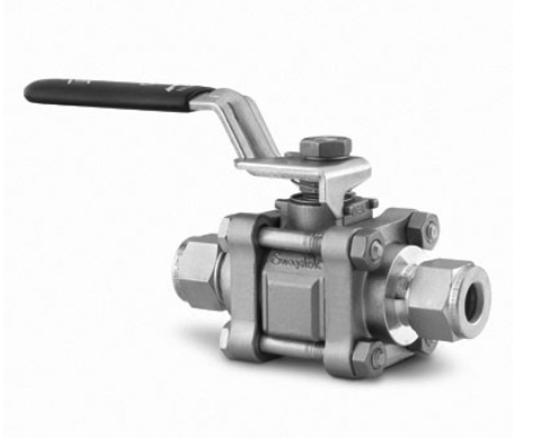 Válvula de esfera de liga C-276, série 60, 3 peças, assentos de PTFE reforçados, conexões 