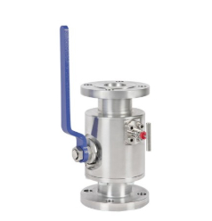 Válvula de esfera para tubulação, design de corpo dividido